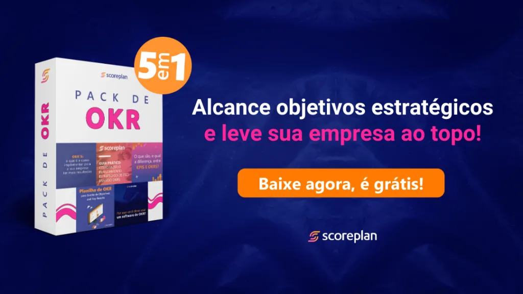 Pacote de conteúdos gratuitos sobre OKR