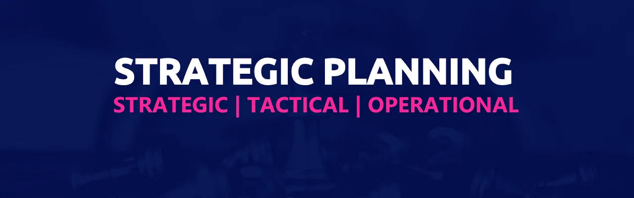 3 Levels of Strategic Planning scoreplan