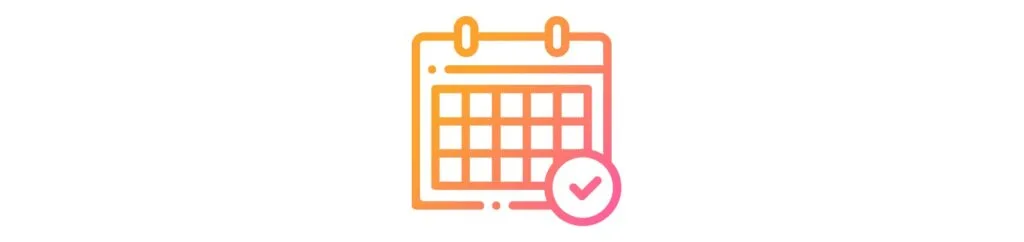 calendário representando a validade do balanço patrimonial