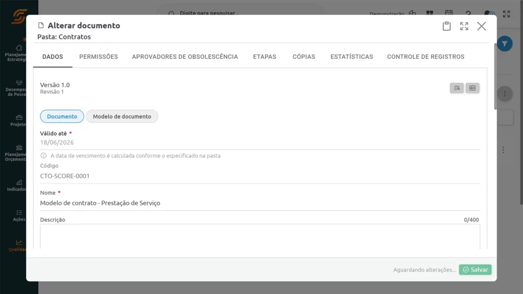 Software de Gestão eletrônica de documentos 9 Edite e acompanhe seu documento em tempo real