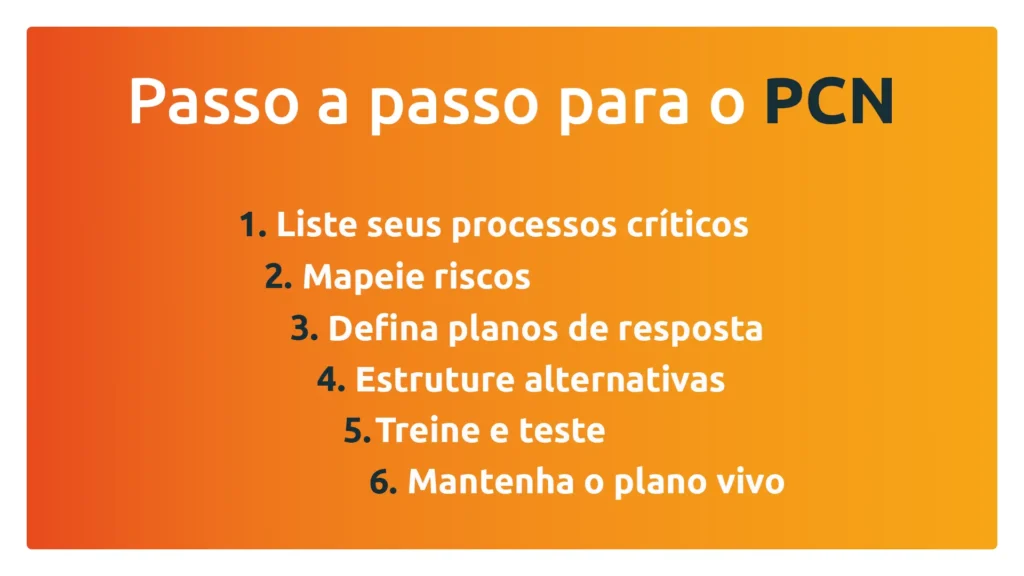 Plano de Continuidade de Negócios (PCN): guia estratégico 3 como fazer um plano de continuidade de negócios (pcn)