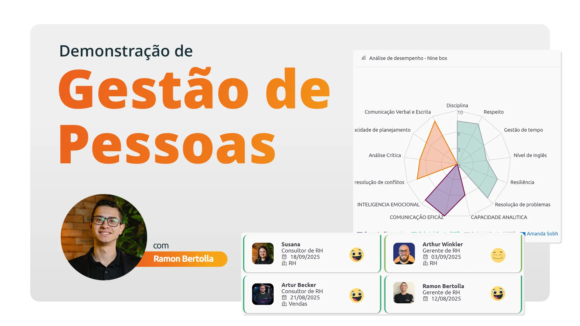 Vídeos demonstrações 2 software de gestão de pessoas scoreplan