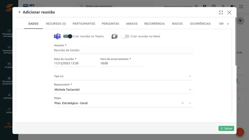 Software de Reuniões 20 Agendamento inteligente de reuniões