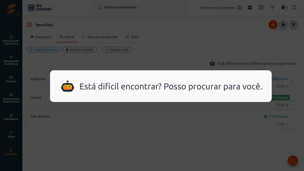 Software de Reuniões 24 Encontre qualquer decisão, frase ou dado dito em qualquer reunião