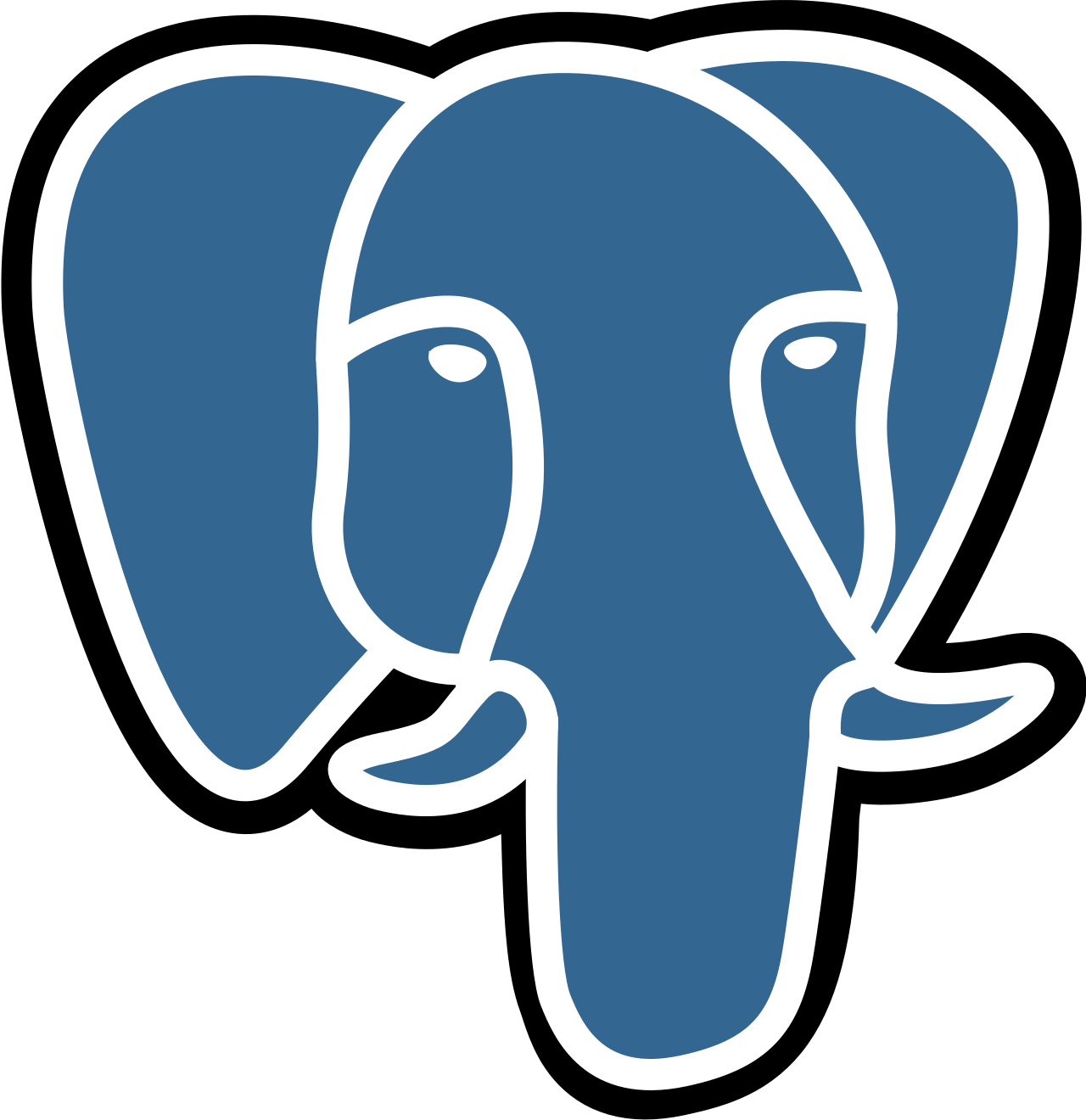 Software de Gestão de Projetos 35 Postgresql elephant.svg